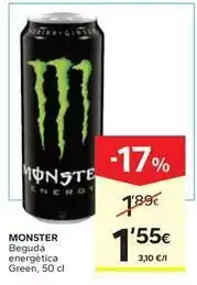 Caprabo Monster - beguda energetica green oferta