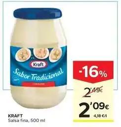 Caprabo Kraft - salsa fina oferta
