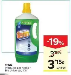 Caprabo Tenn - producte per netejar bio universal oferta