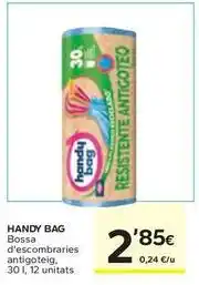 Caprabo Handy bag - bossa d'escombraries antigoteig oferta