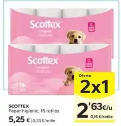 Caprabo Scottex - paper higienic oferta