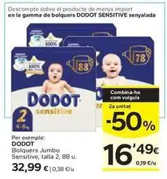 Caprabo Dodot - bolquers oferta