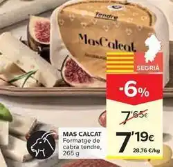 Caprabo Mas - calcat oferta