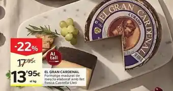 El gran cardenal - formatge maducat de mescaje
