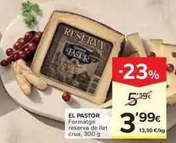Caprabo El pastor - formatge reserva de llet oferta