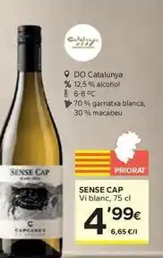 Caprabo Vino blanco oferta
