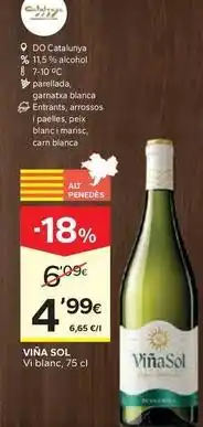 Caprabo Sol - viña oferta