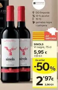 Caprabo Vinos oferta