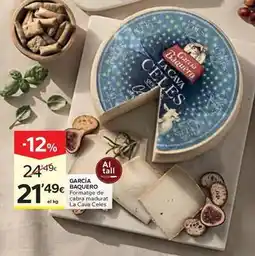 Caprabo García baquero - formatge de cabra natural oferta