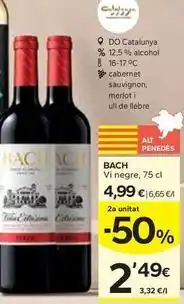 Caprabo Bach - vi negre oferta