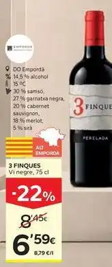 Caprabo Perelada - 3 finques oferta