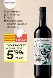 Caprabo Lo carrasclet oferta