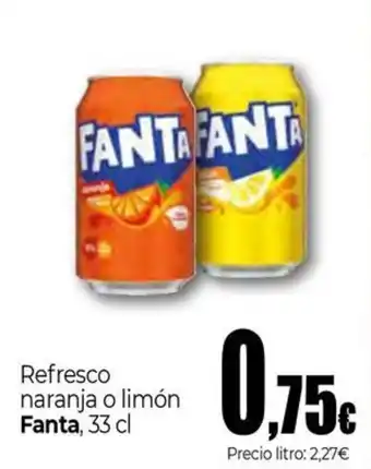 Fanta refresco naranja o limón
