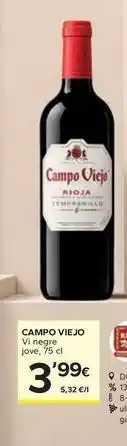 Campo viejo - vi negre jove