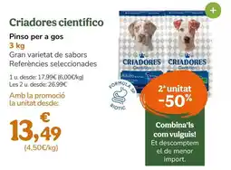 TiendAnimal Criadores - cientifica oferta