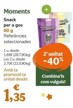 TiendAnimal Moments - snack per a gos oferta