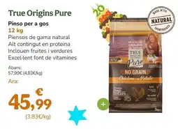 TiendAnimal Origins - pinso per a gos oferta