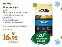 TiendAnimal Ara - pinso per a gos oferta