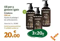TiendAnimal Oli - oli per a gossos i gats oferta