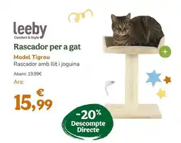 TiendAnimal Leeby - rascador per a gat oferta