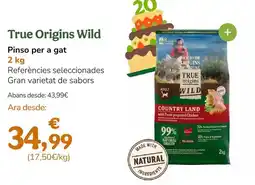 TiendAnimal Origins - wild pinso per a gat oferta