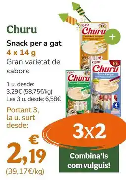 TiendAnimal Churu - snack per a gat oferta