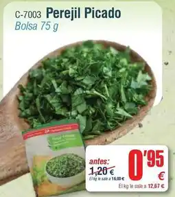 Abordo Perejil picado oferta
