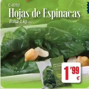 Hojas de espinacas