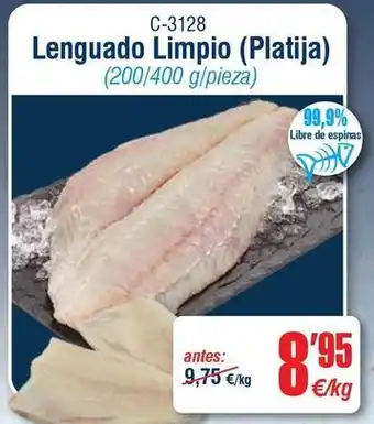Lenguado limpio