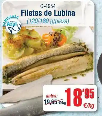 Filetes de lubina