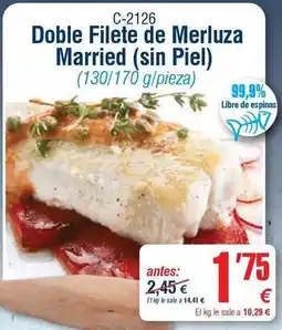 Abordo Doble filete de merluza married oferta