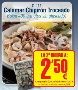 Abordo Calamar chipirón troceado oferta