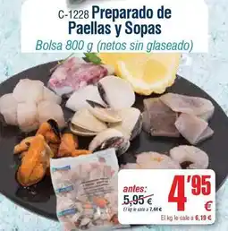 Abordo Preparado de paellas y sopas oferta