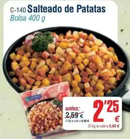 Abordo Salteado de patatas oferta