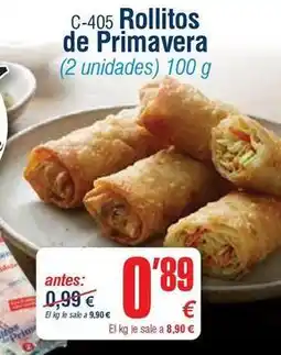 Abordo Rollitos de primavera oferta