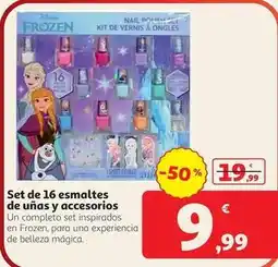 Alcampo Frozen - set de 16 esmaltes de unas y accesorios oferta