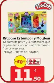 Alcampo Play-doh - kit para estampar y moldear oferta