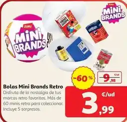 Alcampo Zuru - bolas mini brands oferta