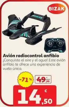 Alcampo Bizak - avión radiocontrol anfibio oferta