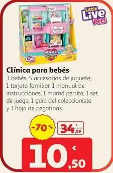 Alcampo Little live pets - clínica para bebés oferta