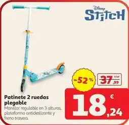 Alcampo Disney - patinete 2 ruedas plegable oferta