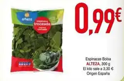 Masymas Alteza - espinacas bolsa oferta