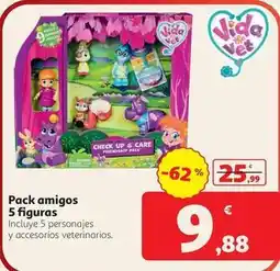 Alcampo Up - pack amigos 5 figuras oferta