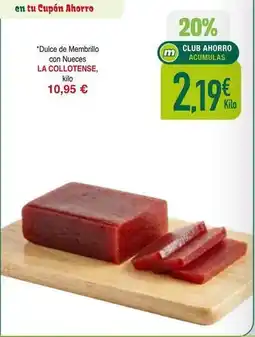 Masymas Dulce de membrillo con nueces oferta