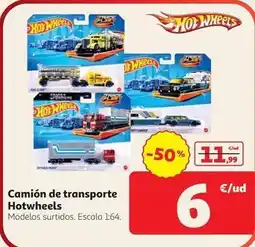 Alcampo Hot wheels - camion de transporte oferta