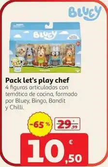 Alcampo Bluey - pack let's play chef oferta