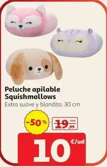 Alcampo Peluche apilable squishmallows oferta