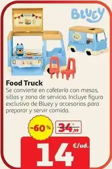 Alcampo Bluey - food truck oferta