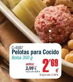 Abordo Pelotas para cocido oferta