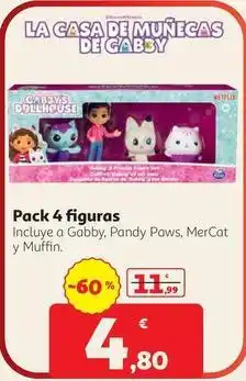 Alcampo La casa - pack 4 figuras oferta